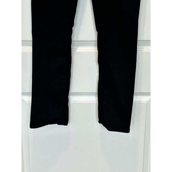AG Adriano Goldschmied Mari High Rise Straight Leg Jeans Black Size 8 - Picture 2 of 8
